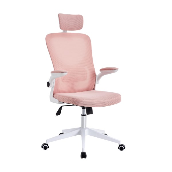 Office Ergonomic Chair - High Back Mesh Task Desk Chair with Headrest and Reclining Mechanism