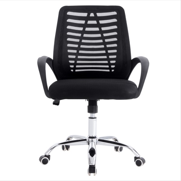 Mesh Office Chair - Ergonomic Nylon Frame Task Desk Chair with Arms