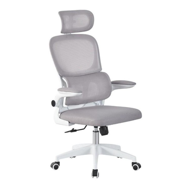 Massager Office Chair - Ergonomic High Back Mesh Task Chair with Headrest and Reclining Base