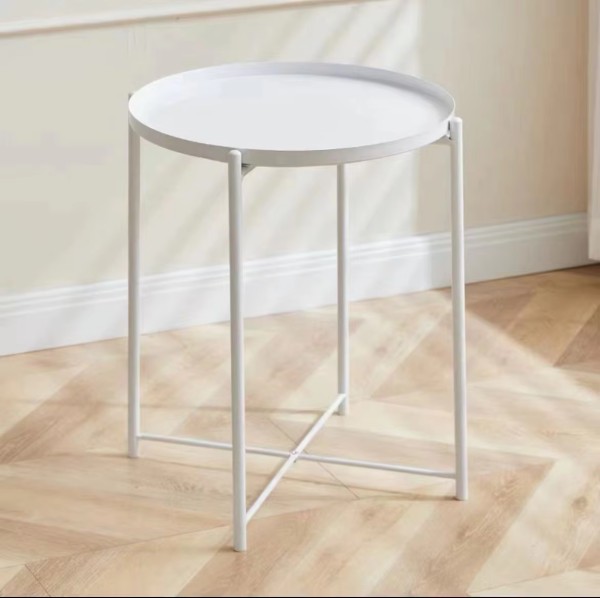 Modern Coffee Table - Minimalist Single-Tier Carbon Steel Living Room Table